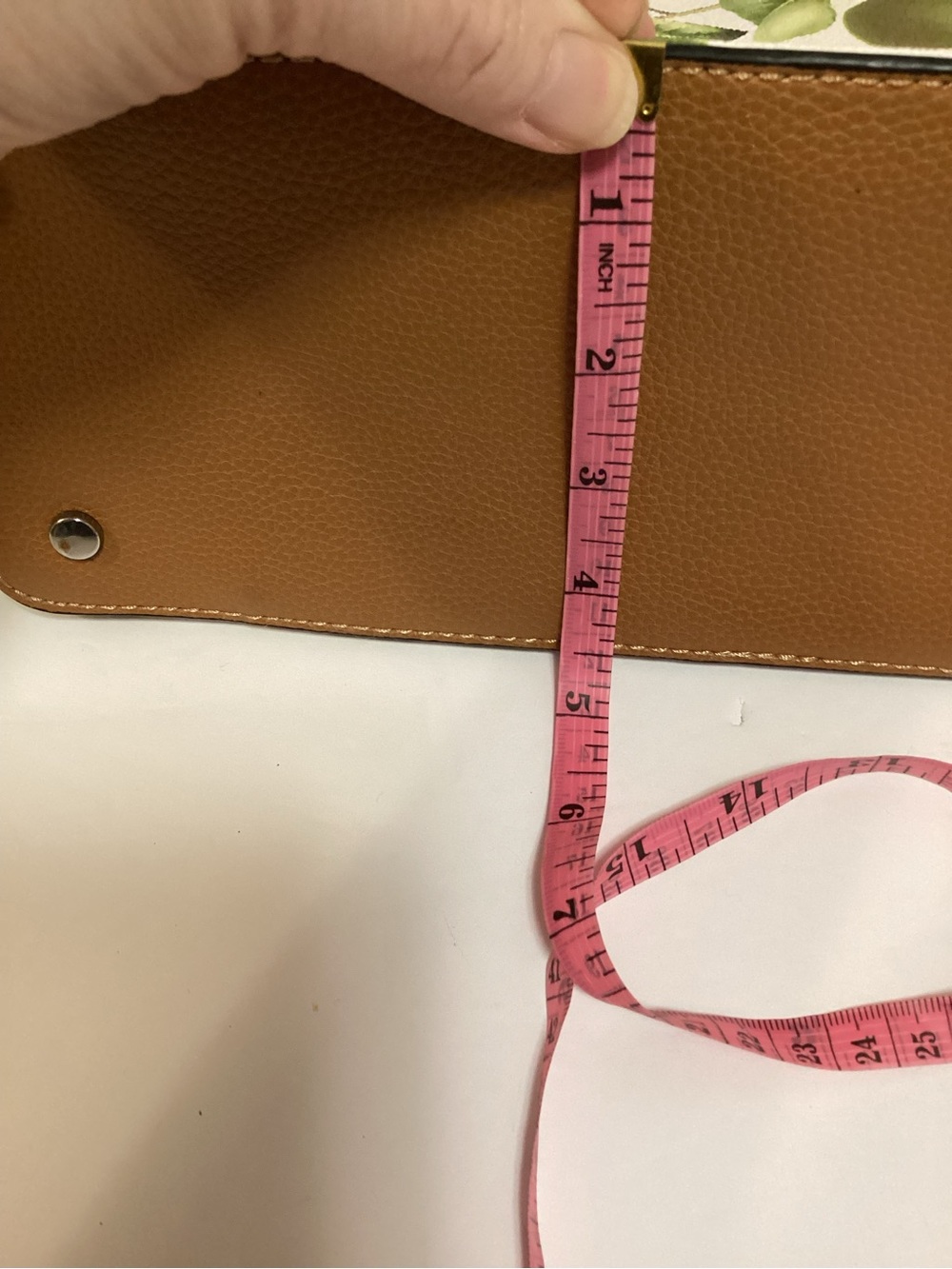 Dana Buchman Off-White Shoulder Bag with Green & Yellow Fruit Print - Picture 16 of 16